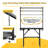 Metal Adjustable and Foldable Folding Grooming Table-98350779