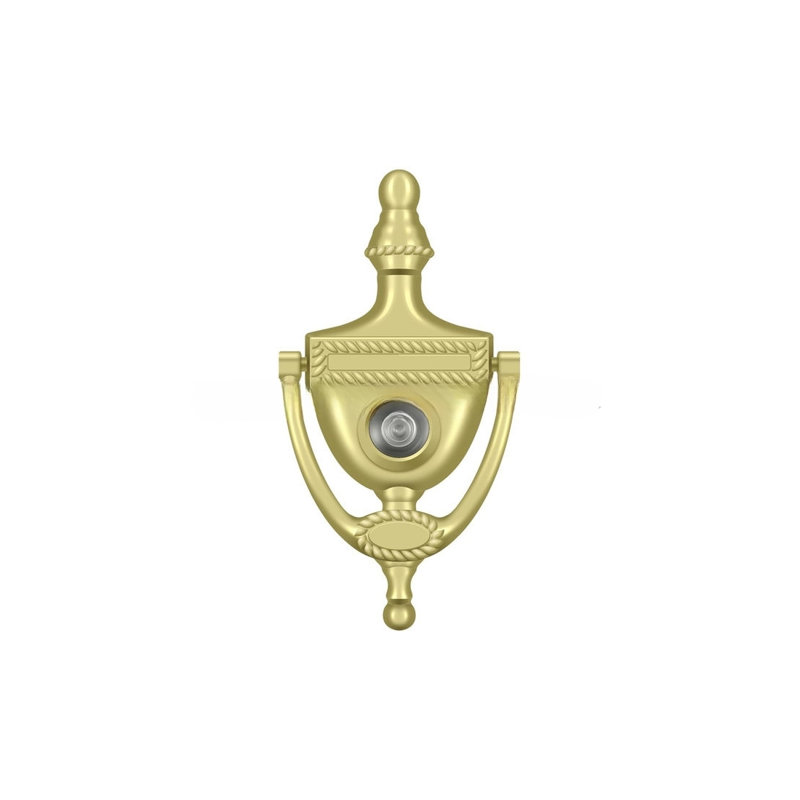 Heurtoir de porte AD22BC89964D4F85AF22AA21BC7C35DC, corde victorienne en laiton poli, Laiton poli