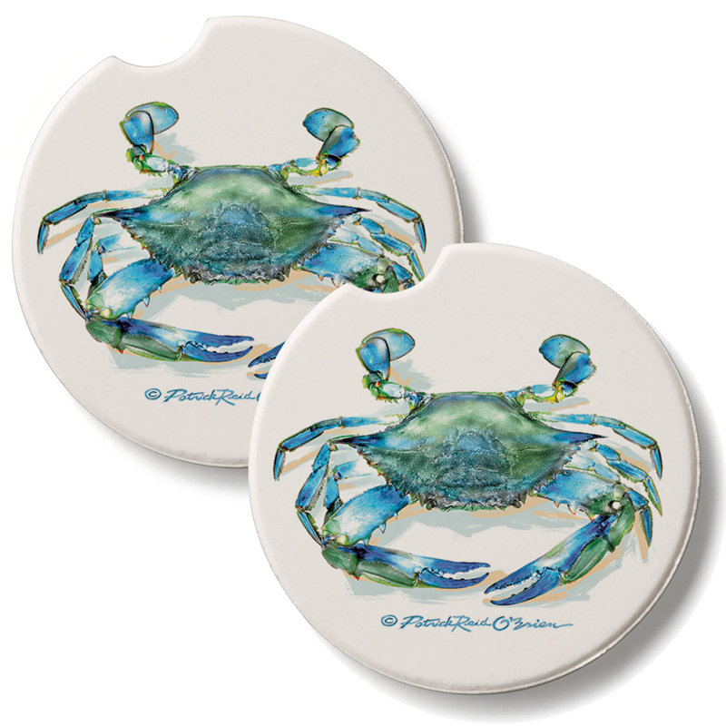 Ensemble de 2 sous-verres Crab