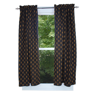 Addis Jacquard Room Darkening Curtain Single Panel