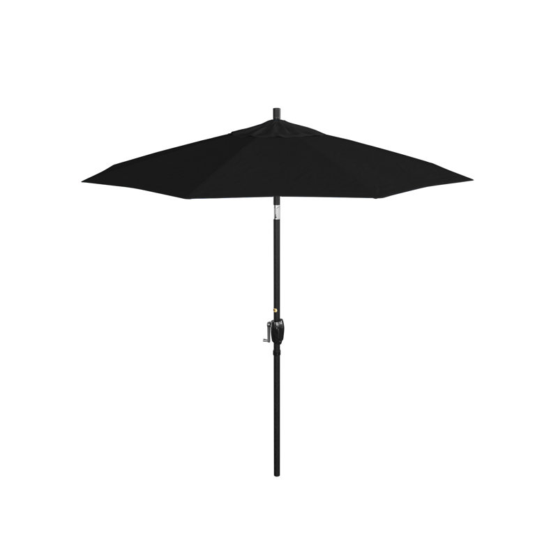 Parasol de marché 90 po Nimao, Tissu performance noir