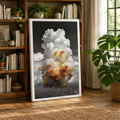 Catastrophic Blast Modern - Wrapped Canvas