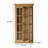 Old style solid wood bookcase