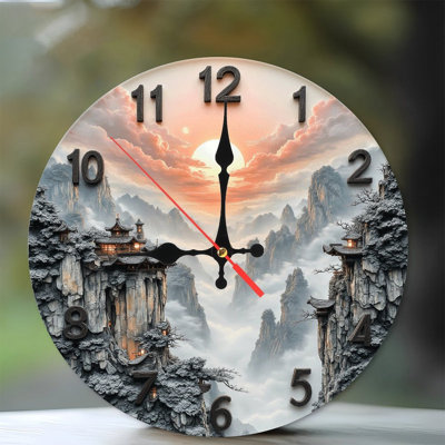 Horloge décorative papillon