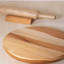 Chakla Belan en teck avec support