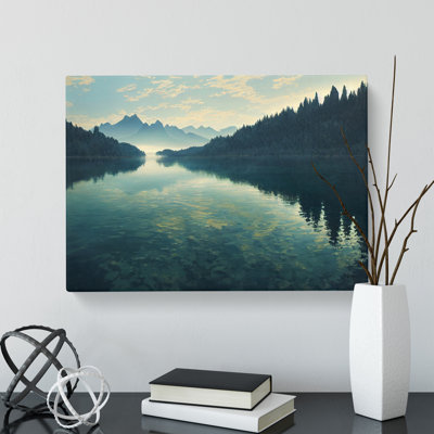 Mountain Lake Reflection Vol.1 - Wrapped Canvas