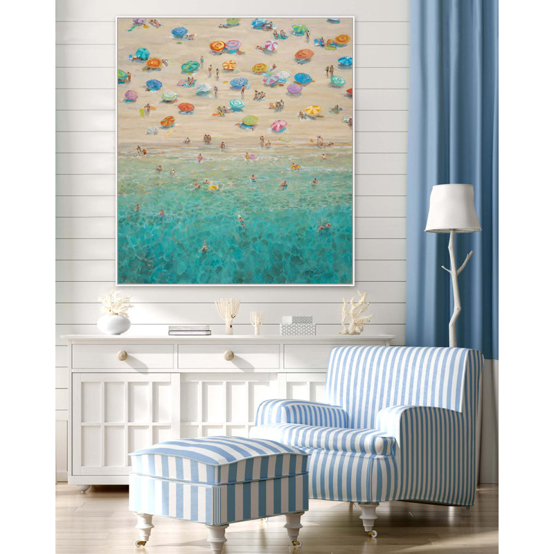 Beach Party Print by Lawrence Behunek