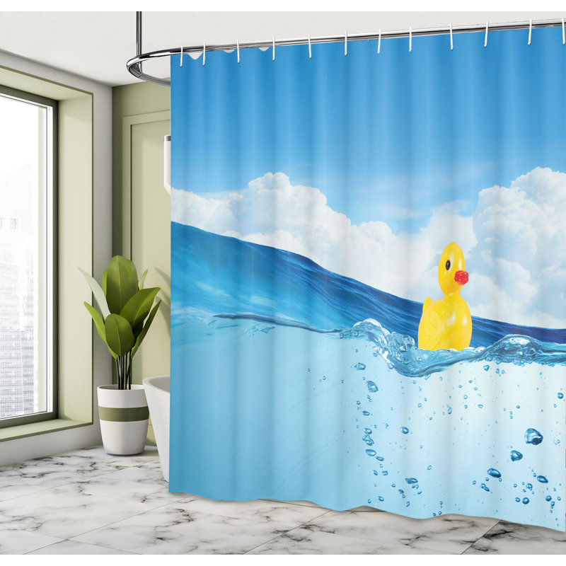 Rideau de douche en caoutchouc avec rideau de douche et crochets de douche, H 84 po x l 69 po