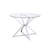 Xander Round Glass Top Metal Base Dining Table-913603001