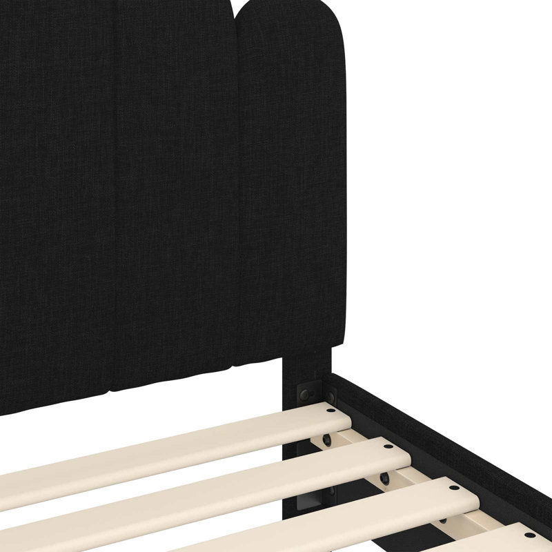 Bed Frame, Cot Bed / Toddler (70 x 140cm), Black