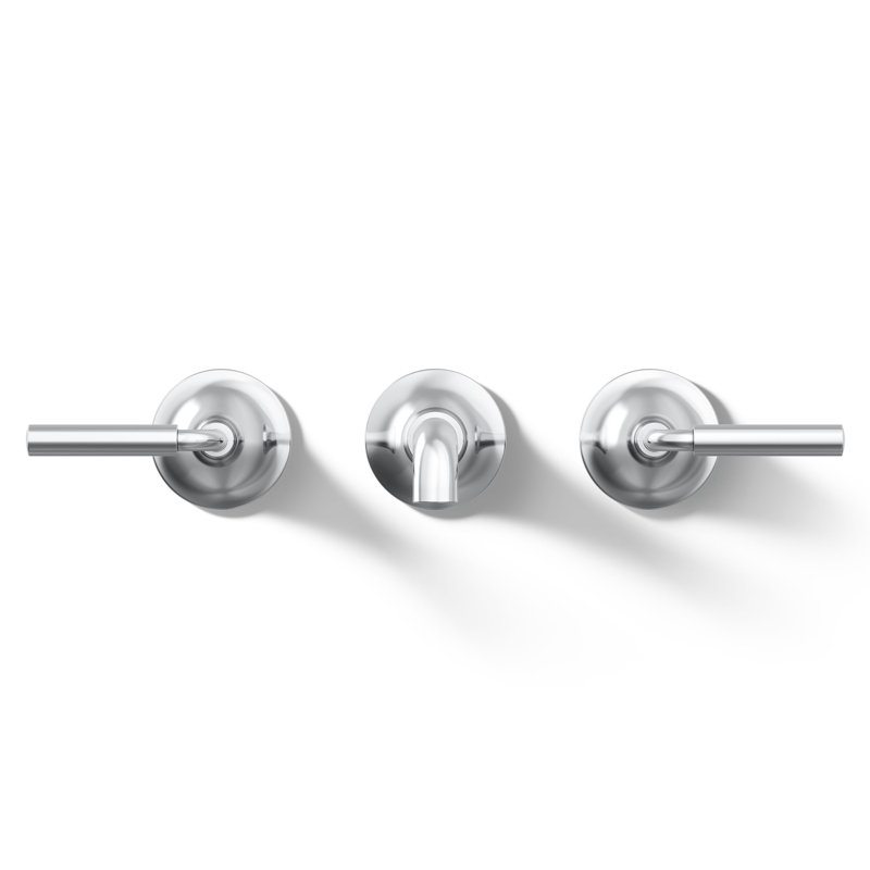 Tone Wall-Mount Bathroom Sink Faucet Trim, Polished Chrome