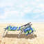 Chaise de plage 2 pièces