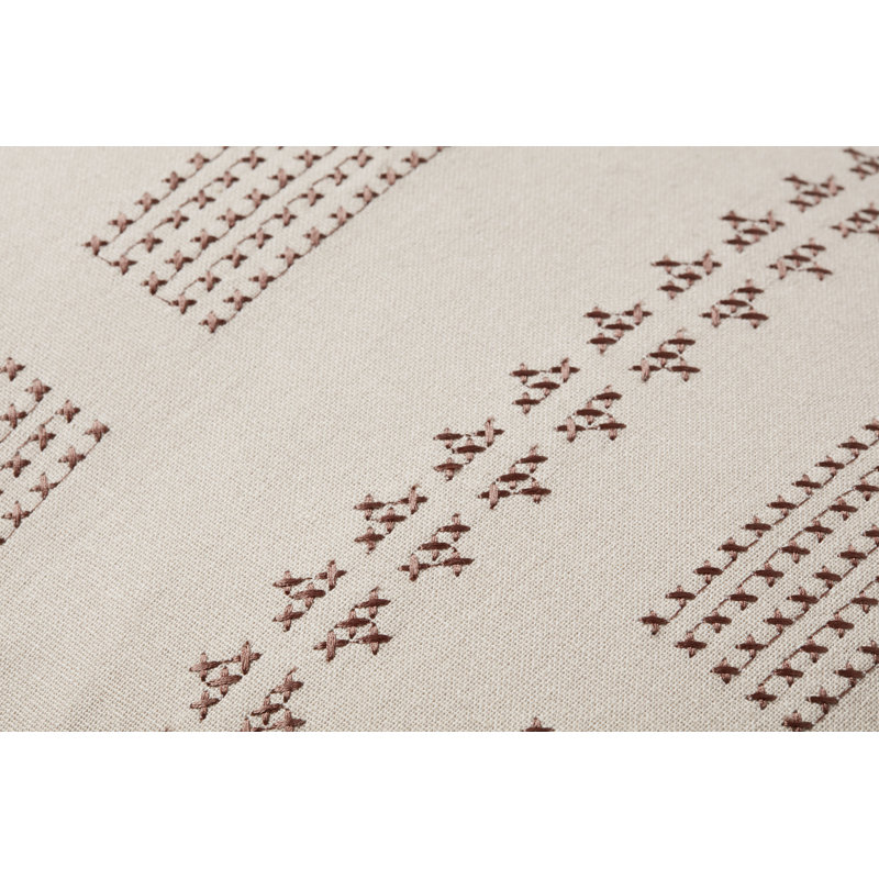Thomas Cotton Lumbar Rectangular Pillow Cover & Insert by Jean Stoffer x Loloi, Down