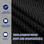 Housse de canapé en jacquard 2 pièces, housse extensible en polyester spandex pour le salon, protection facile à installer et lavable (causeuse, noir)-1838176919-1838176925