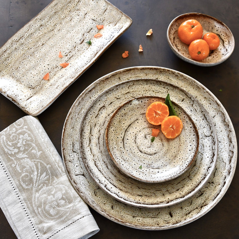Truffle Stoneware Appetizer Plate