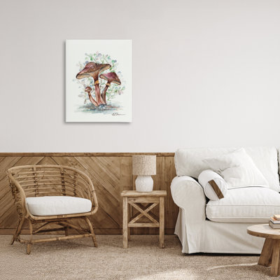 Champignon terreux, toile par Champignon