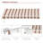 13' X 8' Retractable Awning, Patio Awnings, Sunshade Shelter W/ Manual Crank Handle, UV & Water - Resistant Fabric And Aluminum Frame