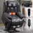 Dual Motor With Infinite Position Function Electric Medium Size Leatheraire Gray With Power Lift Function Recliner Chair With 8-Point Vibration With Massage Function And Lumbar With Heating Functioning-960767736