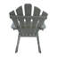 Chaise berçante inclinable en bois Adirondack-316226978