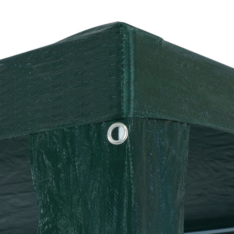 4m x 3m Steel Party Tent, Green
