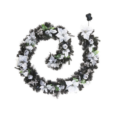 17cm Lighted Faux Garland with Lights