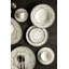 Gem Cut Onyx Bone China Salad/Dessert Plate