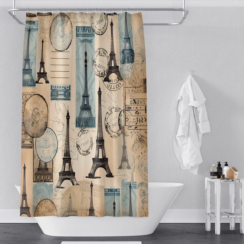 Rideau de douche Elberton, L 70 po x L 72 po