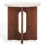 Table d'appoint Malachi Travertine-388039480