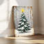 Arbre enneigé, art mural sur toile-2062604105
