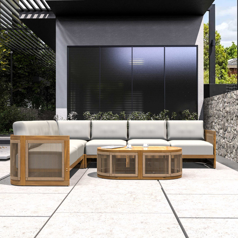 Acacia 6 - Person Patio Conversation Sets With Cushions