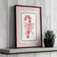 «Candy Cane Bow» par April Lane, reproduction d'art sur toile-891968148-891968145