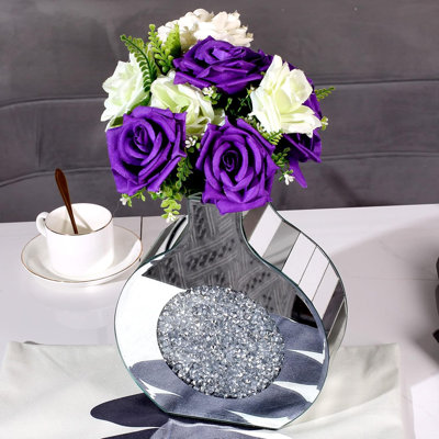 Donut Diamond Decorated Vase
