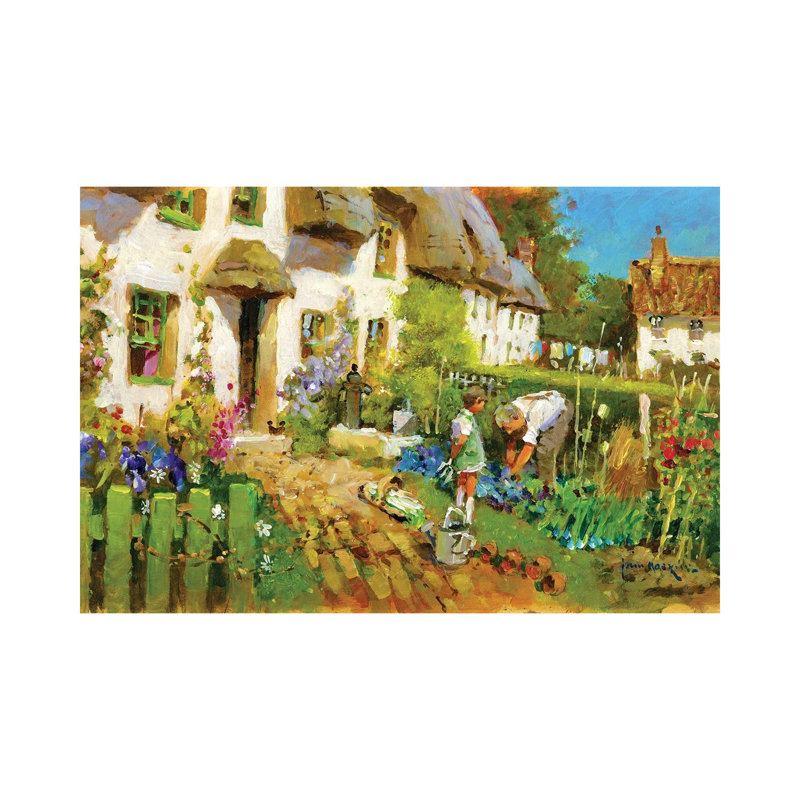 Down The Backs by John Haskins - Wrapped Canvas Painting, 66.04 cm H x 45.72 cm W