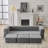 Compression Modular Sofas, Grey Foam Modern Sofa Bed For Small Home