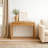 Arlow 43" Modern Acacia Wood Console Table with Dual Drawers Wide Top in Natural Brown Finish
