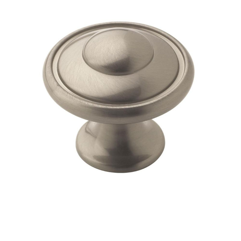 Ensemble de 10 poignées d'armoire en nickel satiné de 1 3/16 po (30 mm) Everyday Heritage, Nickel satiné
