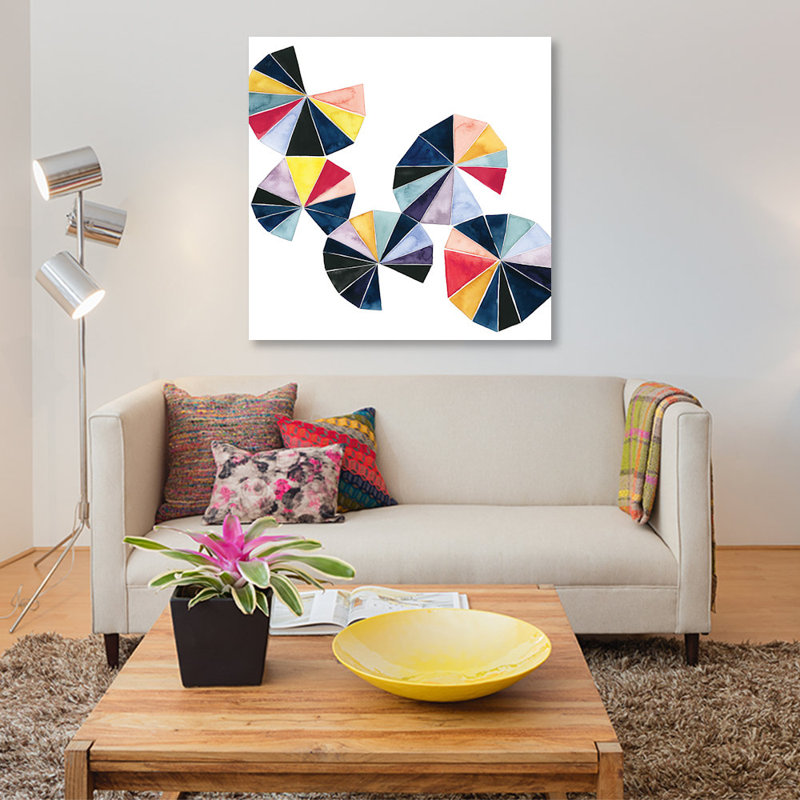« hélice brillante ii », impression sur toile, H 26 po x l 26 po x P 1,5 po, Toile tendue, Pas de tapis