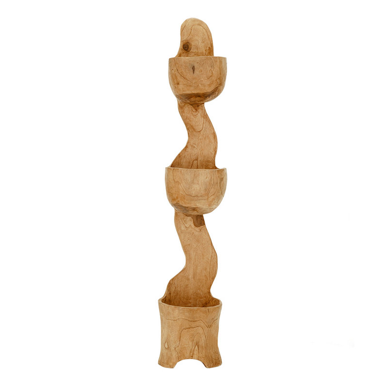 Étagère en bois massif de 9,8 po de largeur Jarlathus