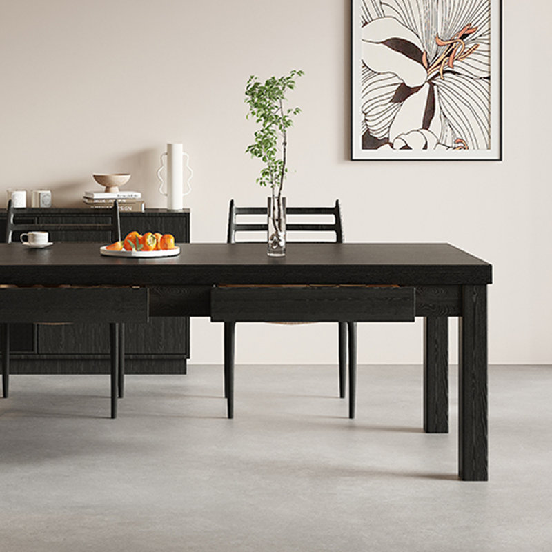 4 - Person Solid Wood Top Four Leg Dining Set, 29.52" H x 70.86" L x 31.49" W