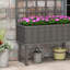 Brinskelle Wood Elevated Planter with Trellis