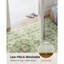 Tapis lavable à profil bas avec envers antidérapant et bordure durable, tapis rétro pour le salon, la chambre à coucher
