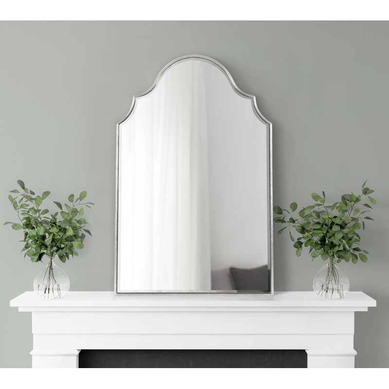 Aleeza Arch Mirror, 30" x 20", Silver