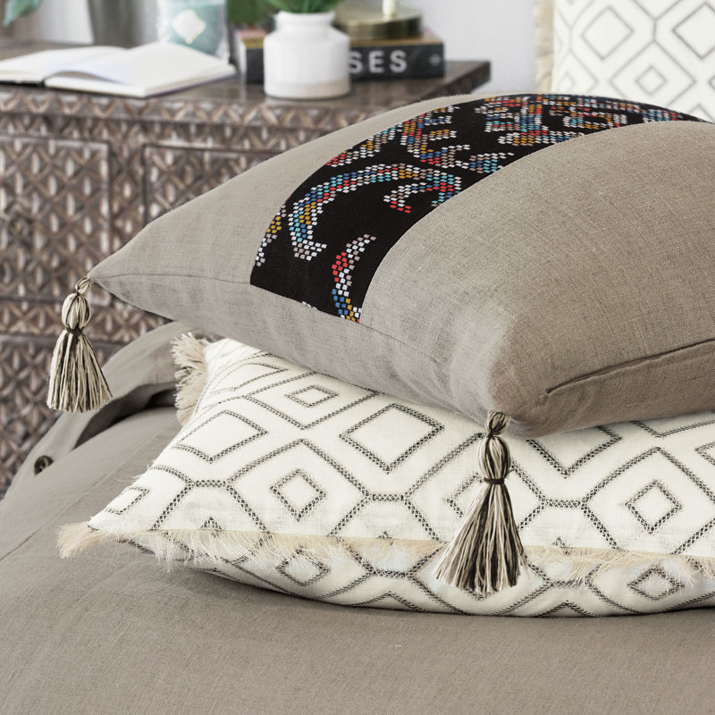 Freya Lumbar Pillow Cover & Insert, Square 20"