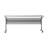 Commercial Nesting Flip Training Table With Steel Frame And T-Legs-925743157-925743155