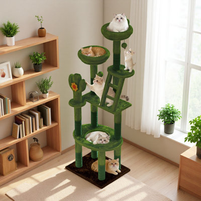 Tour pour chat 72 po Cactus