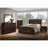 Walnut Finish Queen Bed