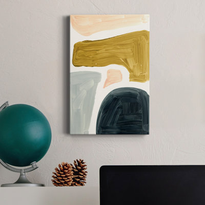Brushy Shapes II - impression sur toile tendue