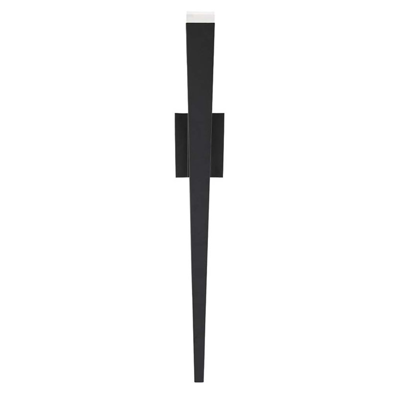 Staff LED Wall Light, Black, 32" H x 4.625" W x 3.75" D