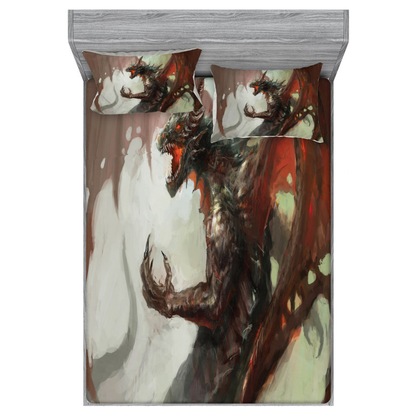 Microfiber Sheet Set, Queen Sheet Set with Fitted Sheet