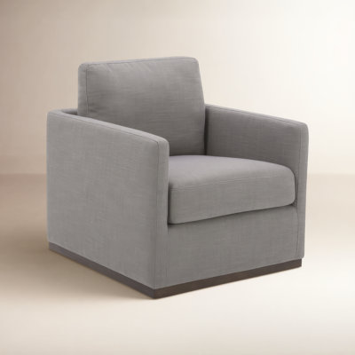 Bobbi Upholstered Swivel Armchair (Set of 2)